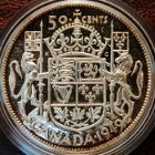 Canada fifty cent piece 1949